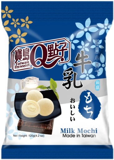 Mliečne ryžové koláčiky Mochi s mliečnym krémom 120g