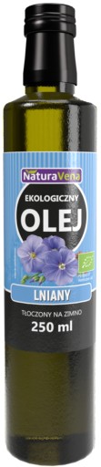 ĽANOVÝ OLEJ LISOVANÝ ZA STUDENA, BIO 250 ml - NATURAVENA