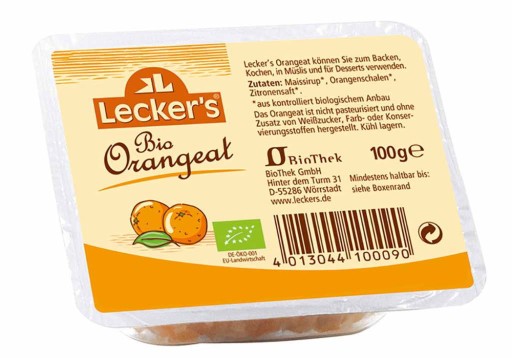 Bio kandizovaná pomarančová kôra 100 g