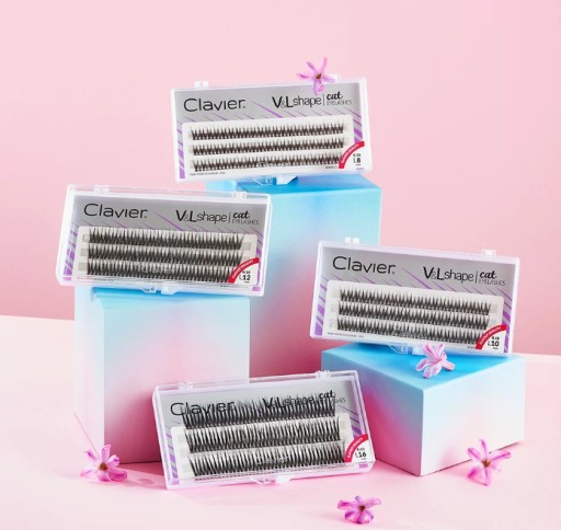 Clavier V&L Shape mačacie mihalnice L curl - 10mm