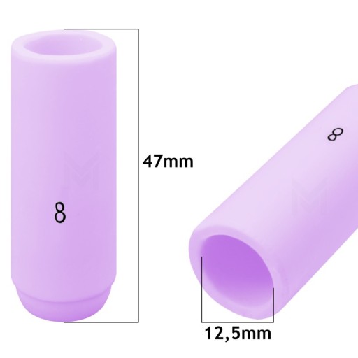 10x TIG keramická tryska #8 10n46 SR17 SR18 SR26