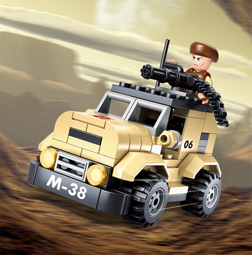 Sluban Army blokuje vojenské auto M38-B0587A