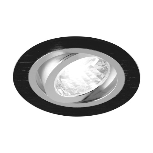 Kruhové očko ALUM C BLACK/CHROME