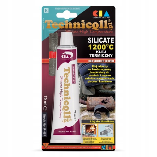 TECHNICQLL R-457 VYSOKOTEPLOTNÉ TEPELNÉ LEPIDLO 1200C 70ml