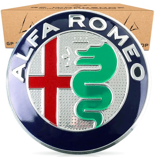 ZNAK ALFA ROMEO 74 mm 147 156 159 ODZNAK MITO