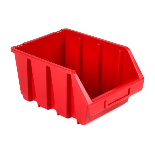 Organizér kontajnerov na odpadky červený 240x170x125
