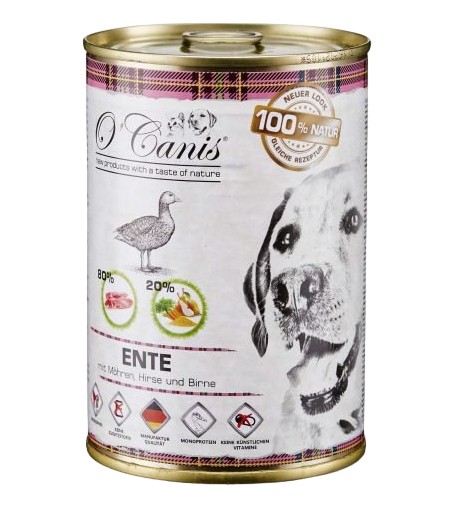 O'Canis Duck s mrkvou, prosom a hruškou 400g