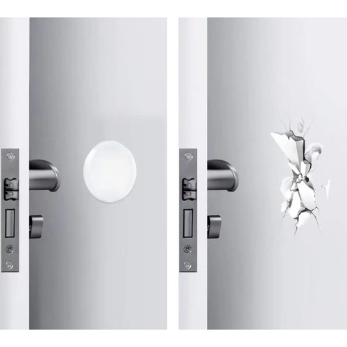 Nástenná zarážka na ochranu dverí 6ks samolepiaca obmedzovacia zarážka