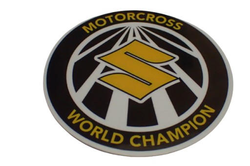 NÁLEPKA SUZUKI MOTOCROSS NÁLEPKA 7,4 x 7,4 cm