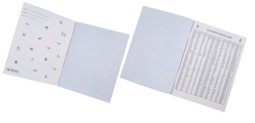 A5 60k mriežkový zápisník, nemecký soft touch HERLITZ