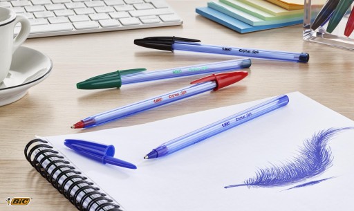BIC Cristal SOFT 1.2 guľôčkové pero s hladkým písaním, čierne