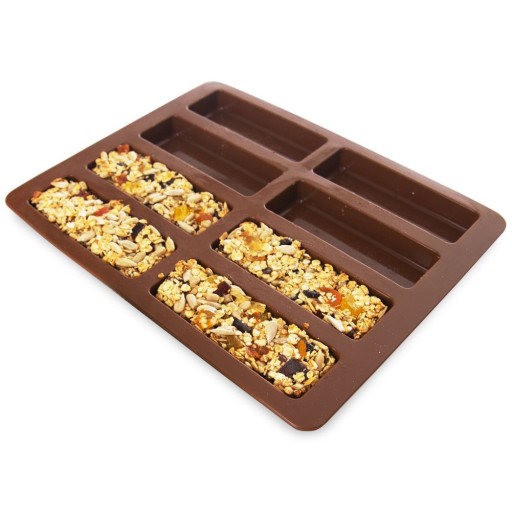 SILIKÓNOVÁ forma na pečenie müsli tyčiniek, koláčikov, tyčinková forma