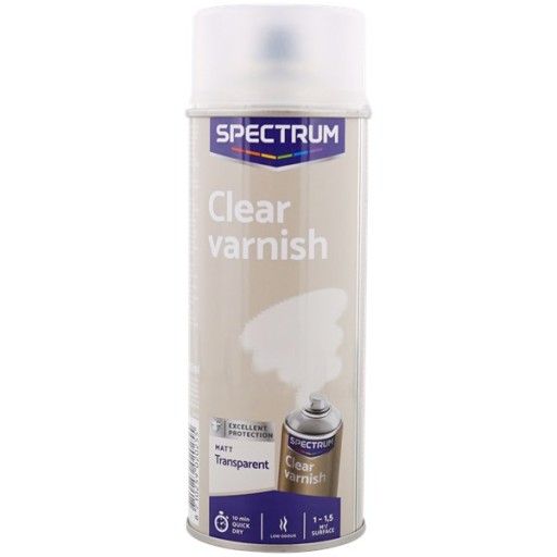 Bezfarebný matný lak v spreji 400 ml lak