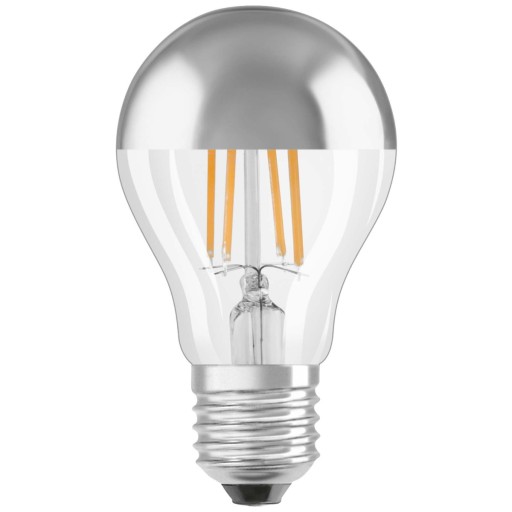 LED žiarovka E27 A60 6,5W 2700K Teplá OSRAM Silver
