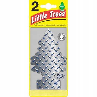 Little Trees PURE STEEL voňavé vianočné stromčeky 2 ks