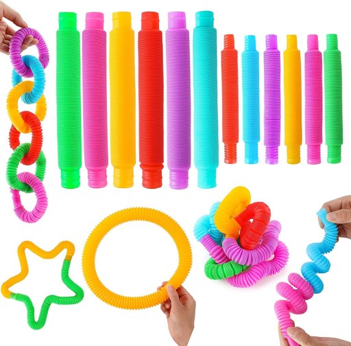 POP TUBE SENSORY TUBE SET 4 ANTISTRESOVÝCH TUBE XXL