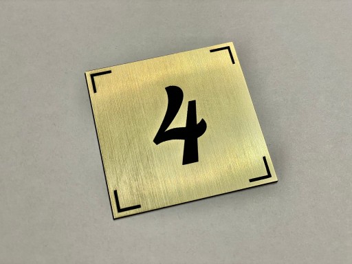 Číslo dverí 6x6cm