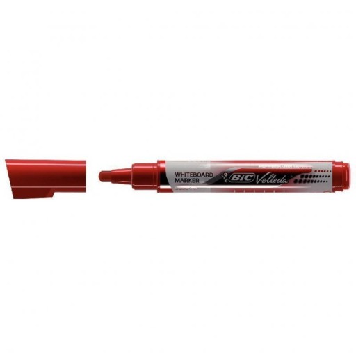 Bic červený okrúhly popisovač na tabuľu