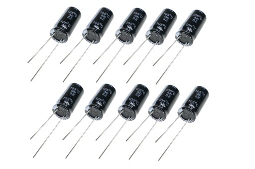 ELEKTROLYTICKÝ KONDENZÁTOR 2,2uF/50V 10 KS