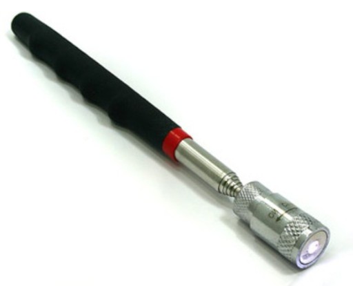 Teleskopický magnetický uchopovač + LED svetlo, G03211. LXET76