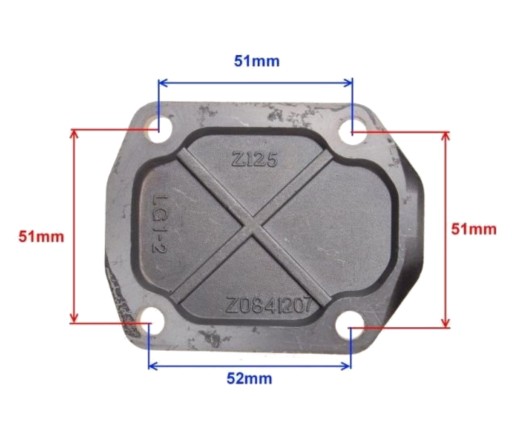 MINI CROSS ROMET 125 154 FMI Kryt hlavy Pred