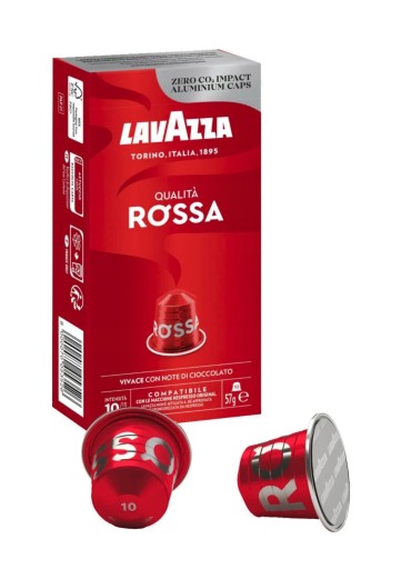 Alu kapsuly Lavazza Qualita Rossa pre Nespresso 10
