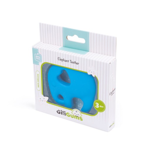 GiliGums ELEPHANT Silikónové hryzátko 3m+