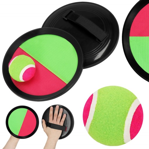 ZRUČNOSTNÁ HRA CHYŤTE LOPTU CHYŤTE LOPTU + VELCRO PALETY CHYŤ A HOĎ