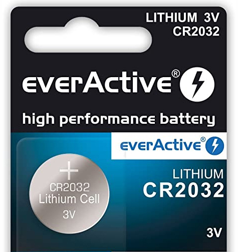 1 ks CR2032 everActive 3V CR 2032 LÍTIOVÉ BATÉRIE