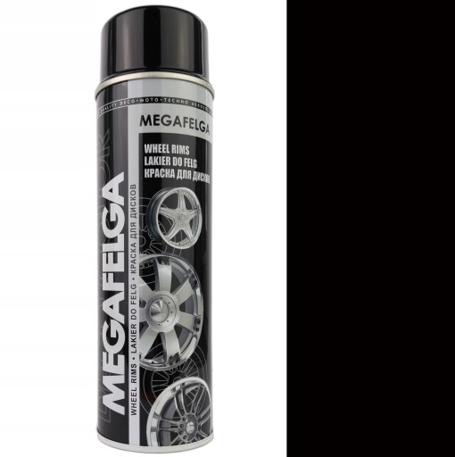 DECO COLOR MEGAFELGA čierny saténový akrylový lak