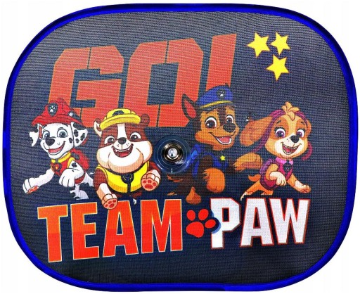 Slnečná clona do auta Paw Patrol 2 ks