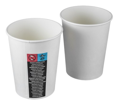 PAPIEROVÉ HRNÍČKY NA KÁVU A NÁPOJE 250ml 100ks (na ďalší predaj)