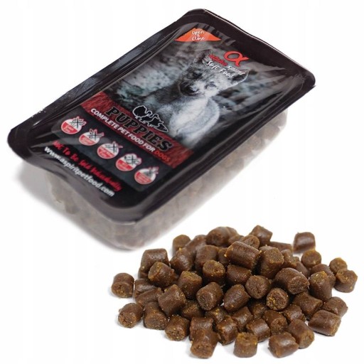 SUCHÉ KRMIVO PRE PSY Alpha Spirit podnos pre šteňatá 200g