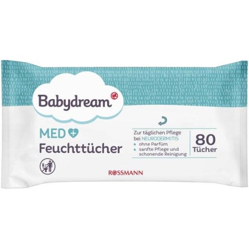 Vlhčené obrúsky Babydream med s rakytníkom