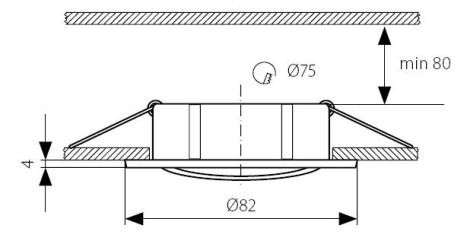 VIDI CTC-5515 W Kanlux nastaviteľné okrúhle svietidlo