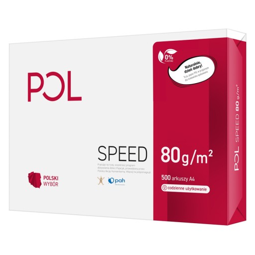 Papier do kopírok A4 80g POLSPEED