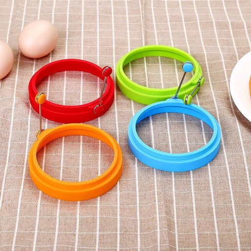 Okrúhla silikónová forma na vajíčka a palacinky, 10 cm, Rossner