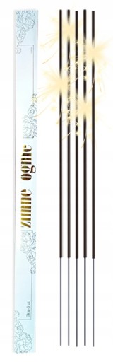 Hrubé LONG prskavky 70 cm na svadbu, 10 ks