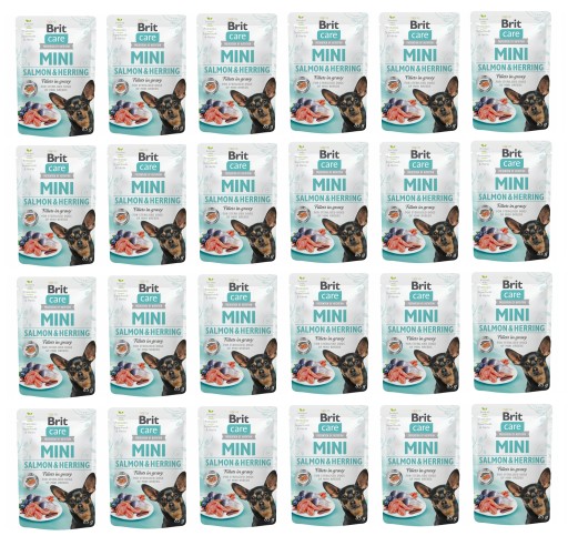 Brit Care Mini dospelý losos a sleď sterilizovaný 85 g