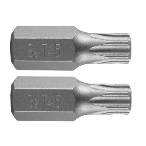 Hrot bitov TORX T45 x 30 mm S2 x 2ks. NEO
