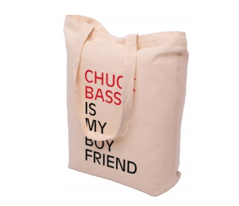 BAVLNENÁ taška 38x42 ECRU CHUCK BASS 145g