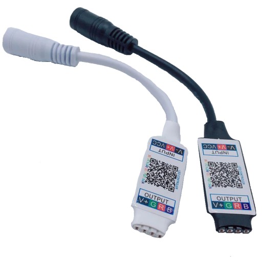 RGB LED Bluetooth MINI ovládač čierny HIT HQ