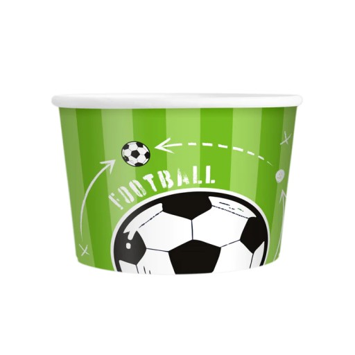Zmrzlinový pohár Futbalová narodeninová lopta SAW FUTBAL