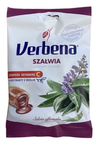 VERBENA BYLINKOVÉ CUKRÍKY šalvia S VITAMÍNOM C