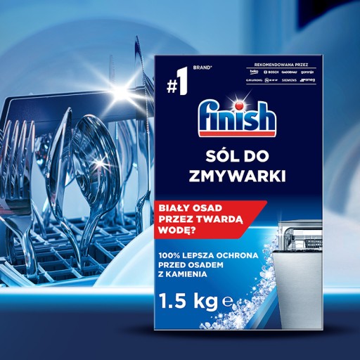 FINISH Ochranná soľ do umývačky riadu pre všetky typy 1,5 kg