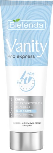 Vanity Pro Express krém na expresnú depiláciu suchej pokožky Blue Agava 75