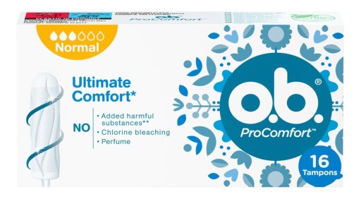 O.B. Tampóny ProComfort Normal 1 balenie - 16 ks