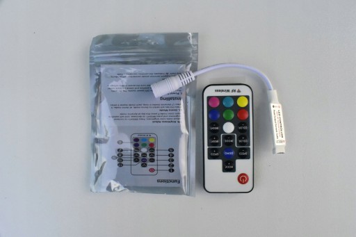 RGB LED ovládač 12 A RÁDIO DIAĽKOVÝ OVLÁDAČ