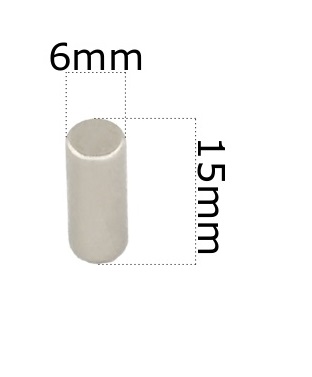 SILNÝ VALEC NEODYMOVÝ MAGNET 6x15 - SET 2 / NEODYMOVÉ MAGNETY /
