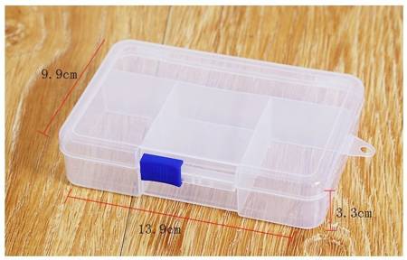 Organizačná nádoba s 5 priehradkami 145x98x33mm